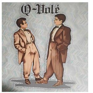 Vintage "Q-VOLE"- IRON ON Heat Transfer Patch - Very rare!